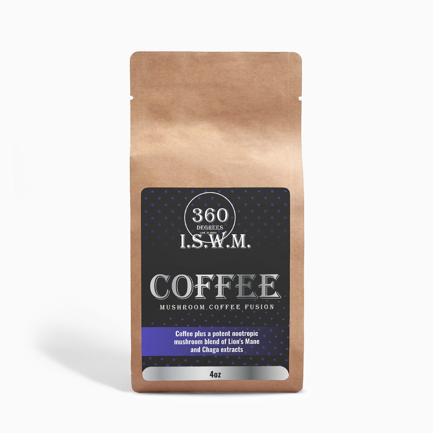 Mushroom Coffee Fusion - Lion’s Mane & Chaga 4oz